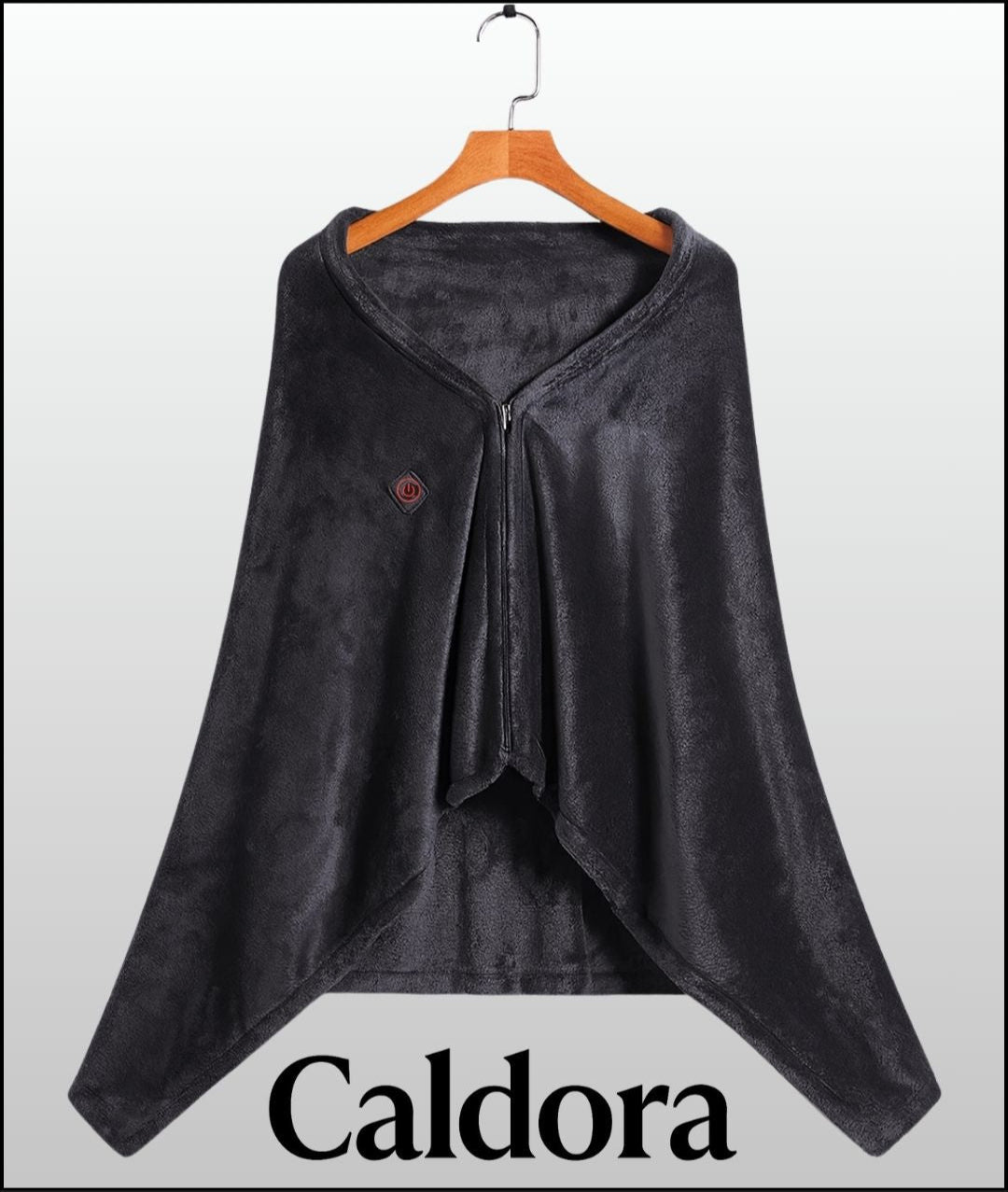 Caldora Electric Heated Shawl – 3-in-1 wearable blanket and sweater